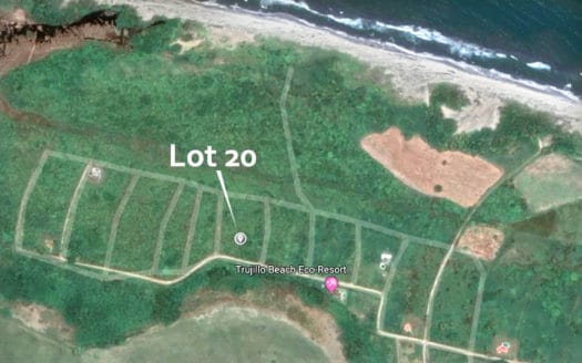 1,000 m² Lot (#20) in Trujillo Beach Eco Development